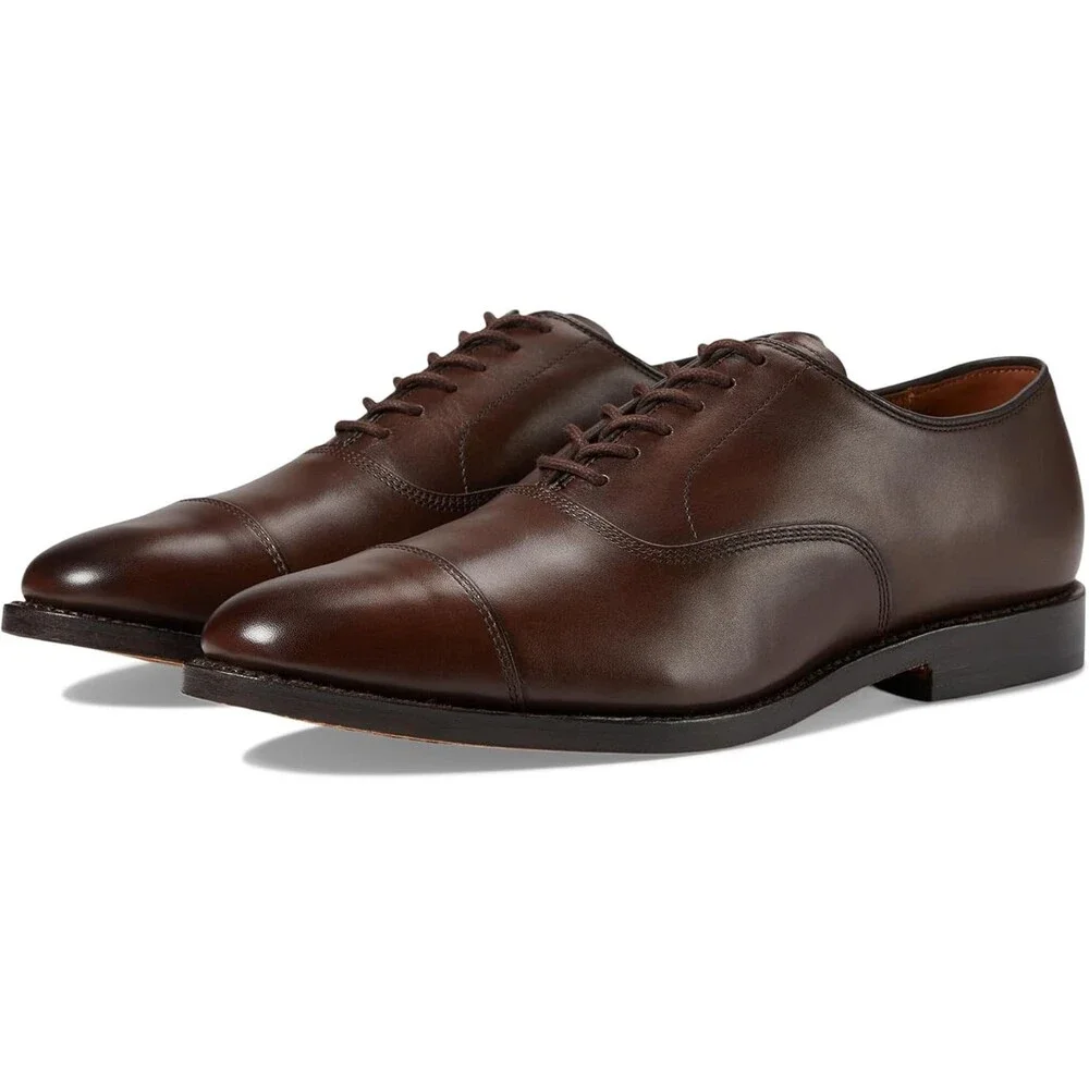 Allen Edmonds Park Avenue Oxford Mens US 11.5 Brown Leather Dress Shoes HAWK2147